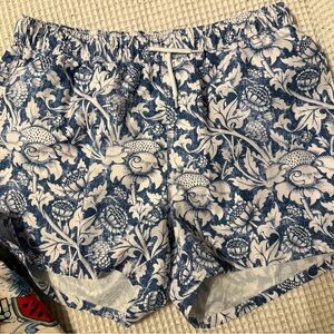 ASOS Blue and White Floral Shorts